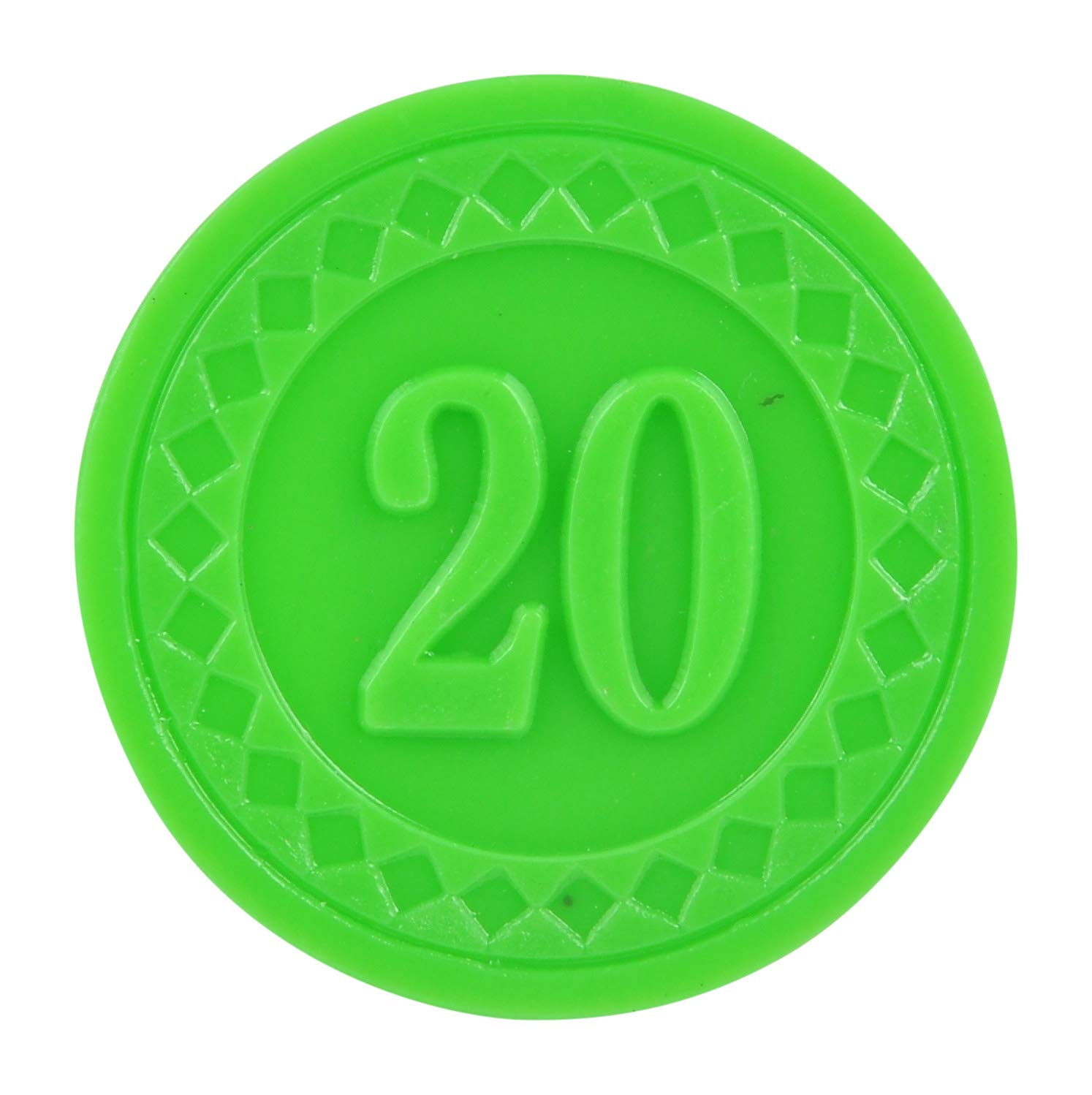 Amit Marketing Numeric Token/Coin | for Board Games & Other uses | Round  Shape Plastic