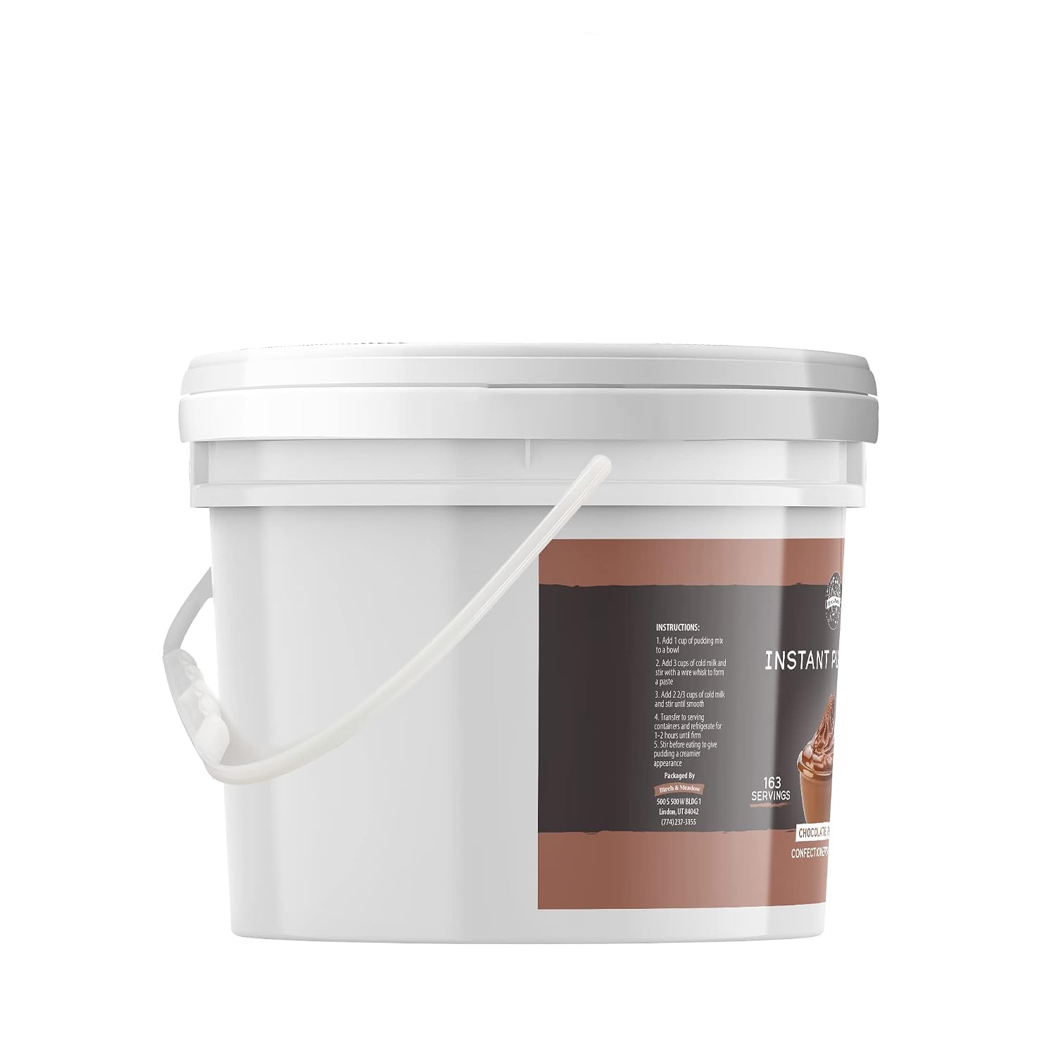 Birch & Meadow Chocolate & Lemon Pudding Mix Bundle, 1 Gallon Buckets, Desserts & Snacks, Bulk Mixes