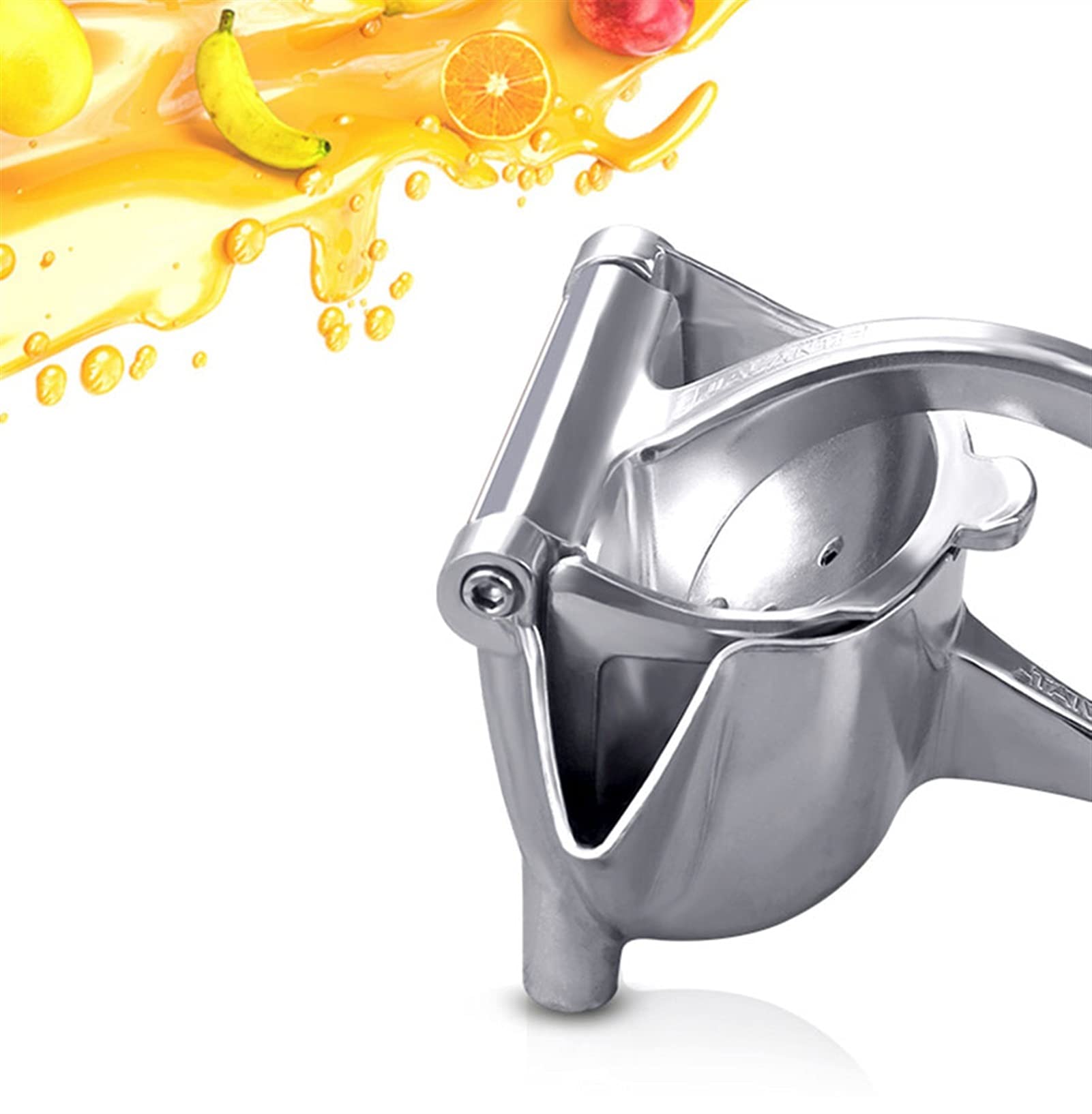 Tragbarer manueller saftiger squeezer edelstahl handdruck granatapfel orange zitrone zucker rohr saft küche frucht safter (Color : Style 1)