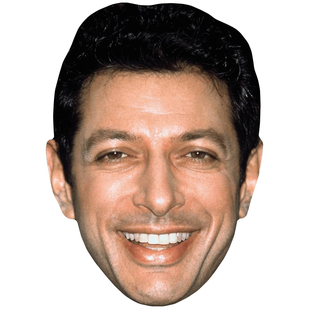 Jeff Goldblum (90s) Celebrity Mask, Flat Card Face, Fancy Dress Mask