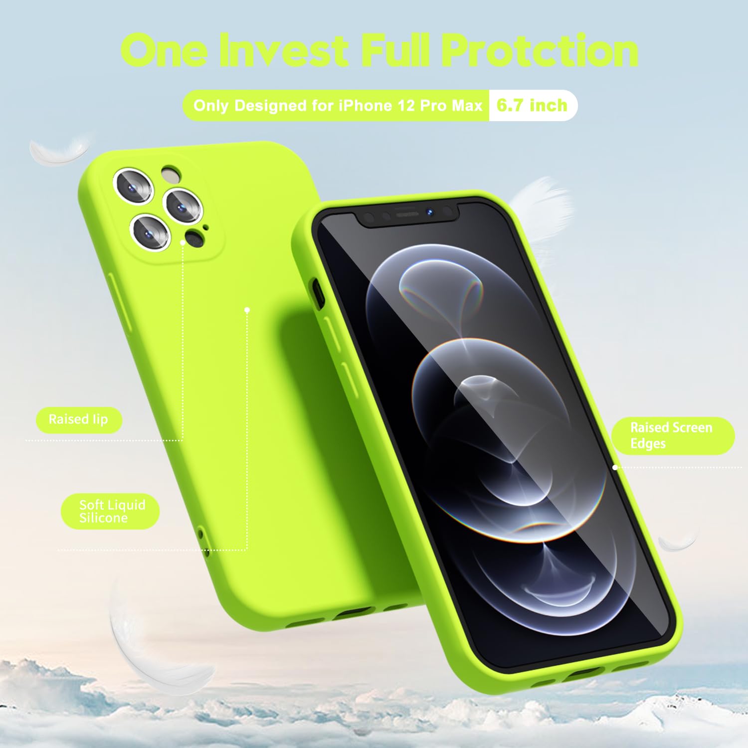 oakxco for iPhone 16 Pro Max Case Liquid Silicone, Soft Rubber Gel Elegant Aesthetic Basic Simple Cover, Cute Thin Slim TPU Matte Solid Color Plain Smooth Case for Women Girl, Light Pink — view 1246