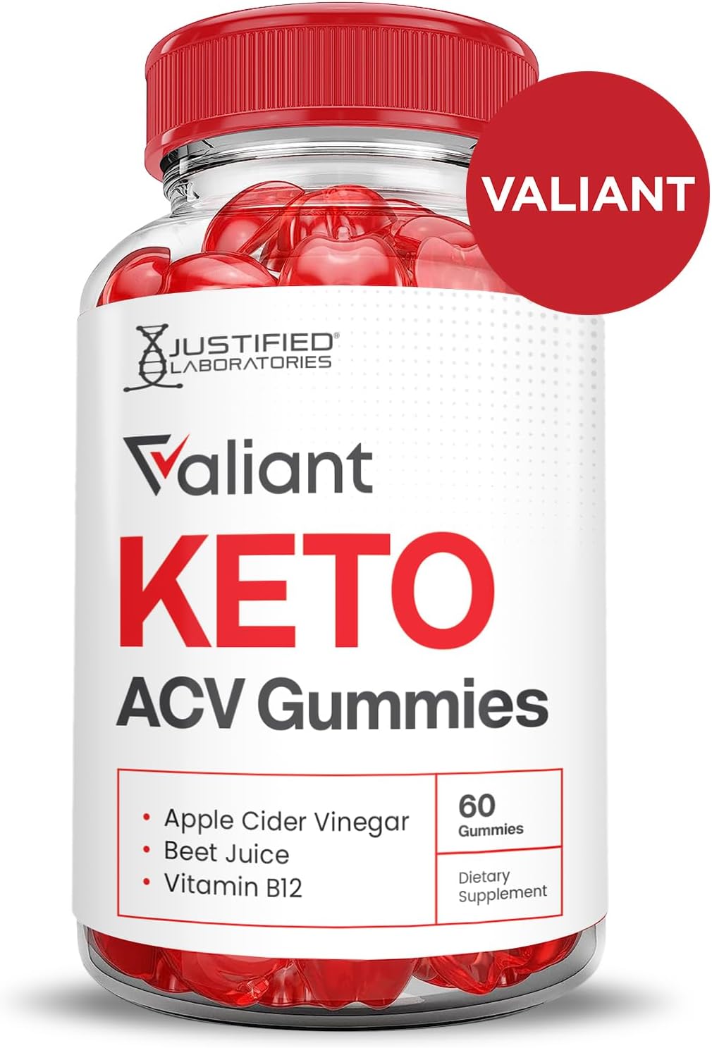 (5 Pack) Valiant Keto ACV Gummies Advanced Formula 1000MG Valant Keto Gummies Apple Cider Vinegar Formulated with Pomegranate Beet Juice Powder B12 Vegan Non GMO 300 Gummys