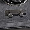 ROTHWELL 4 Watch Winder for Automatic Watches with Quiet Motor with Multiple Speeds and Rotation Settings (Black/Grey)