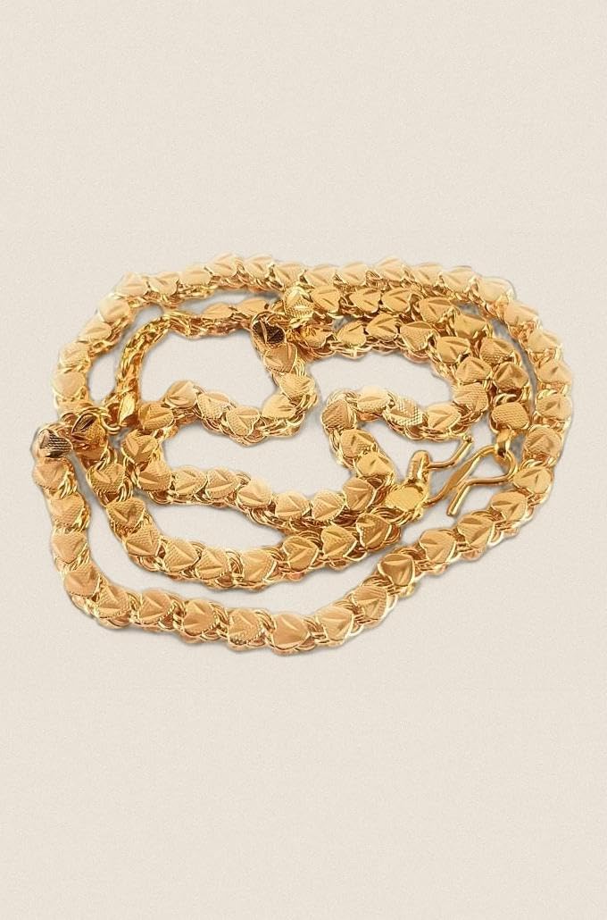 CUTE GOLD One Gram Gold Plated Fashion Jewellery Traditional Covering Thali Chain for Women & Girls