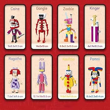 Amazon.com: ALKANI Digital Circus Building Brick Toy Sets