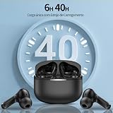 Fones de Ouvido Sem Fio Bluetooth 5.3 Intra-auricular 40 Horas de ReproduçãO Longa, Som de Graves Profundos, IPX5 à Prova D'água e Poeira, Microfone Integrado para Corrida, Ciclismo e Fitness — imagem 6