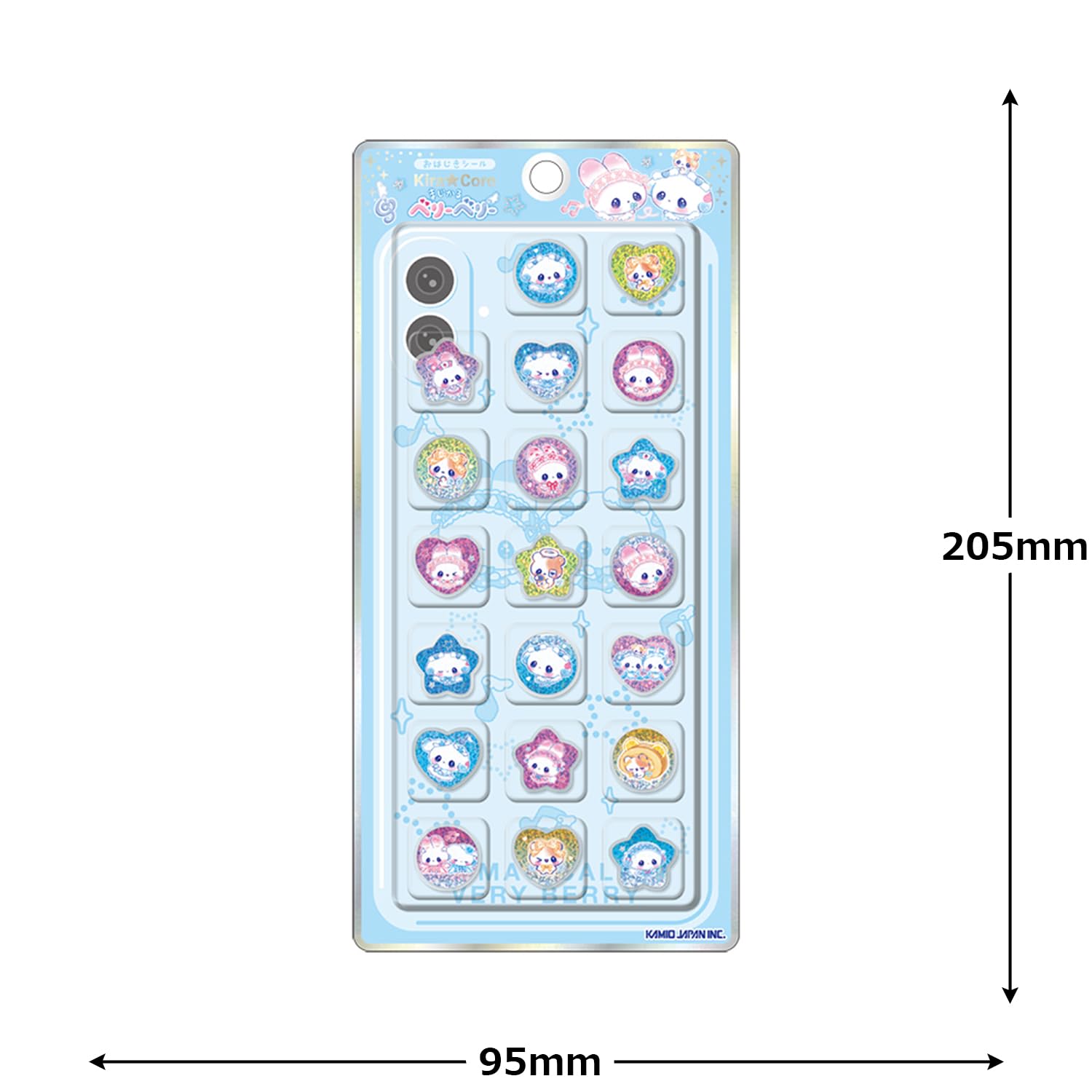 Amazon.co.jp: カミオジャパン シール キラコロおはじきシール
