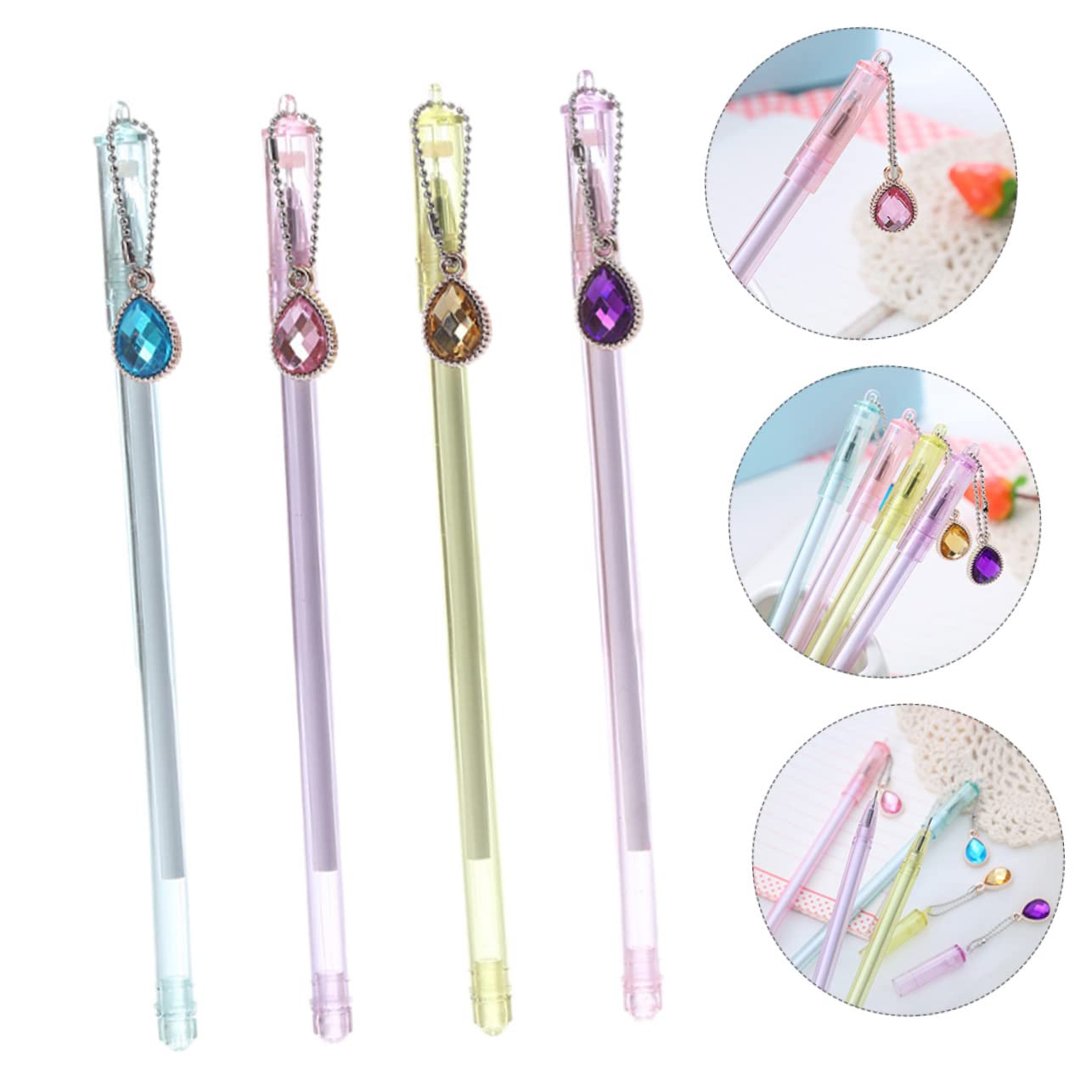 LALAFINA 30pezzi Penna Gel Creativa Per Studenti Stile Misto Design Accattivante e Comfort Di Scrittura Per Scuola e Ufficio