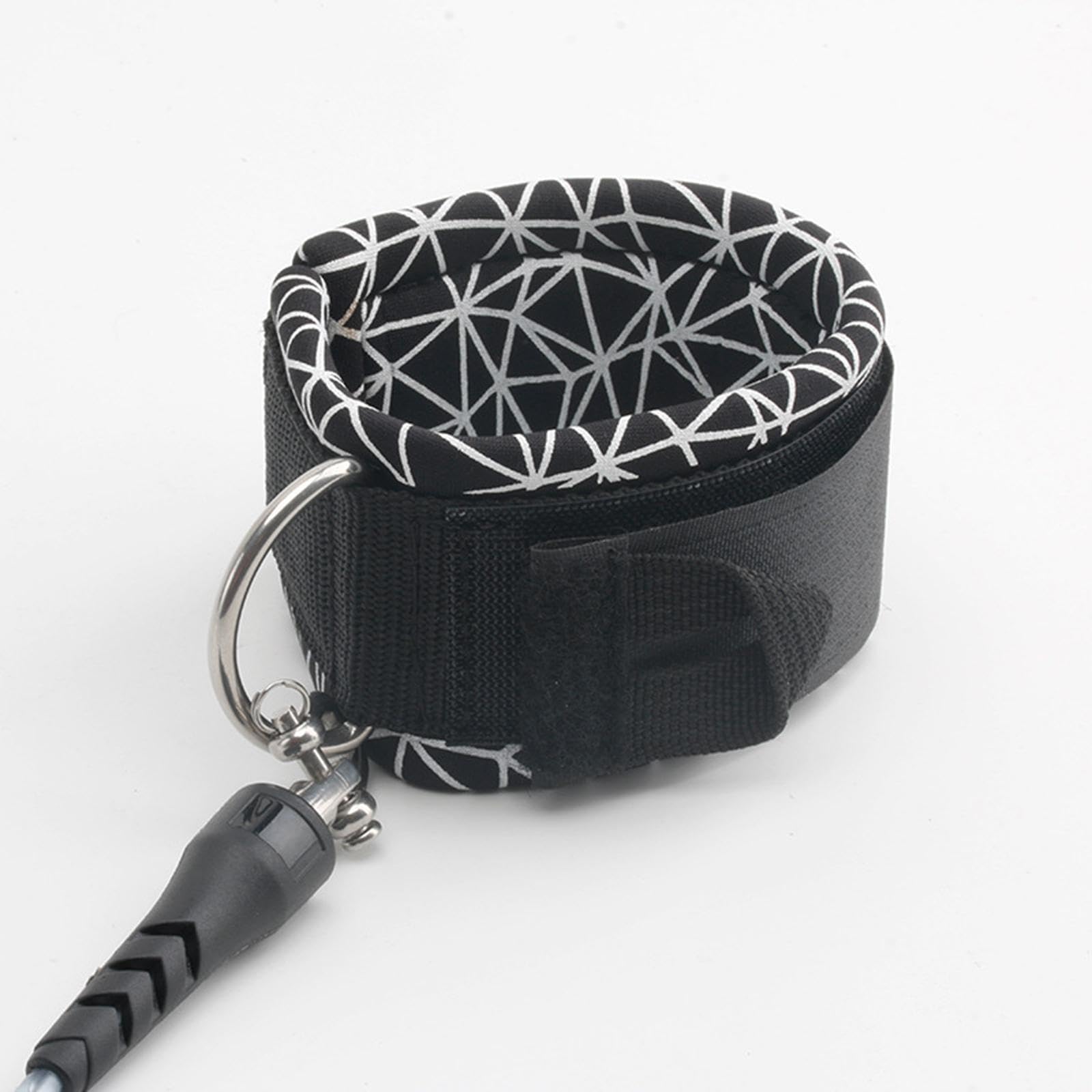 Freediving Lanyard Professionelles Tauchseil mit Karabiner Verstellbare Sicherungsleine für Handgelenk aus Polyurethan für Unterwassersport