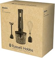 Russell Hobbs Desire Red 3az1-ben kézi mixer, habverő és aprító 600ml pohárral 9