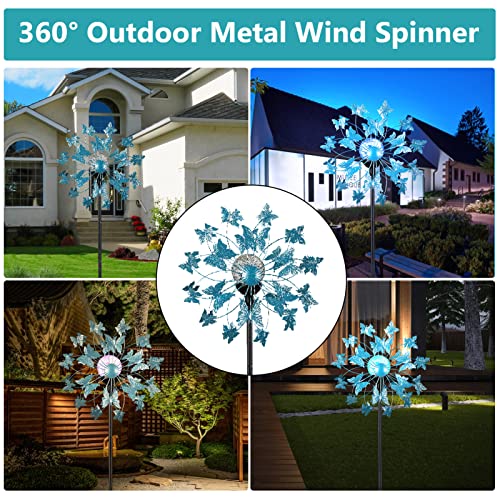 Hoflyw Wind Spinners 75In Inch Wind Spinners For Yard And Garden Wind Sculptures & Spinners For Patios, Gardens, Parks, Sidewalks, Lawns #TOP4