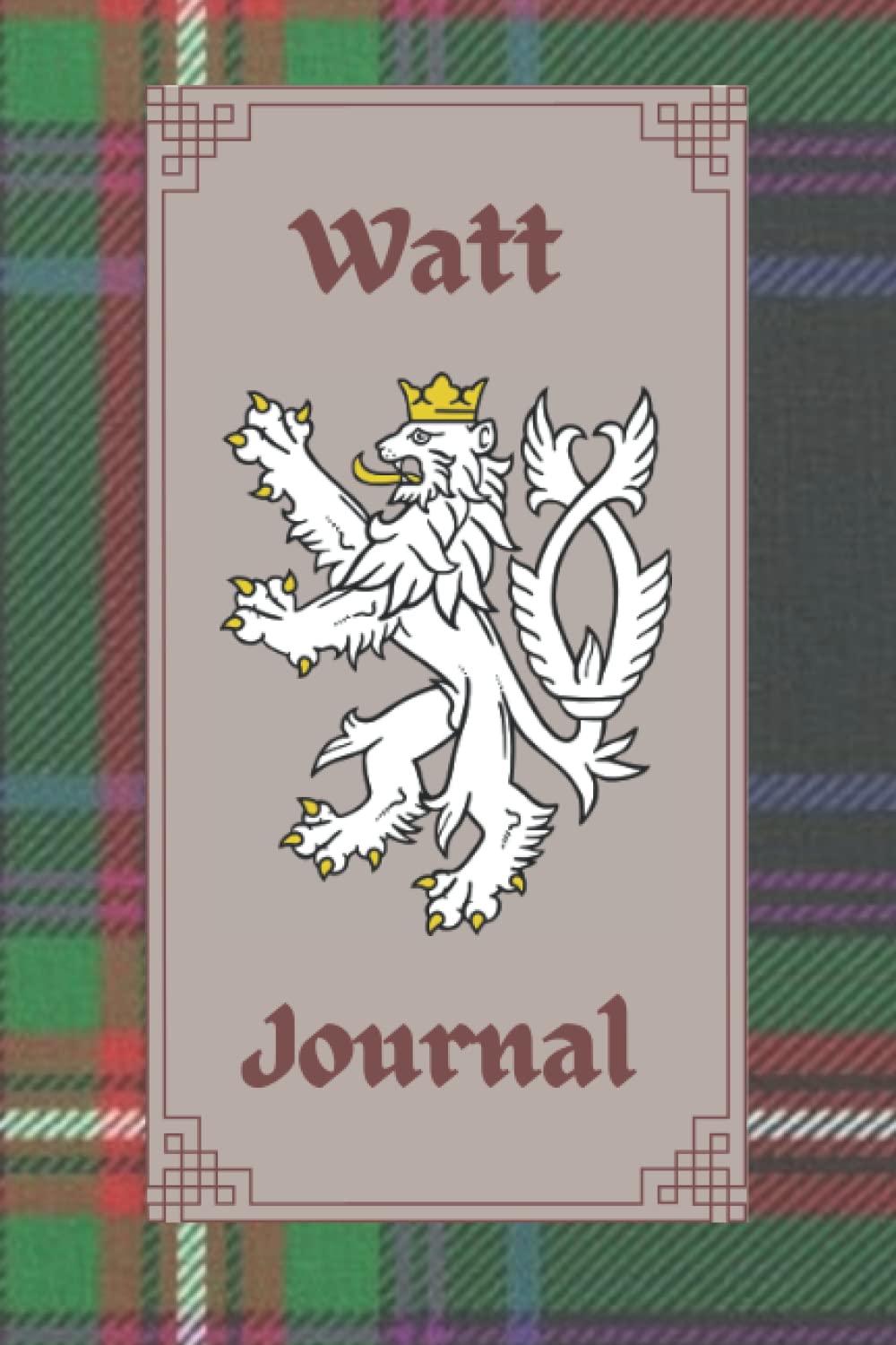 Watt Journal: Scottish Surname Tartan Journal, 120 pages, 6 x 9 inches, gifts for Scottish heritage enthusiast