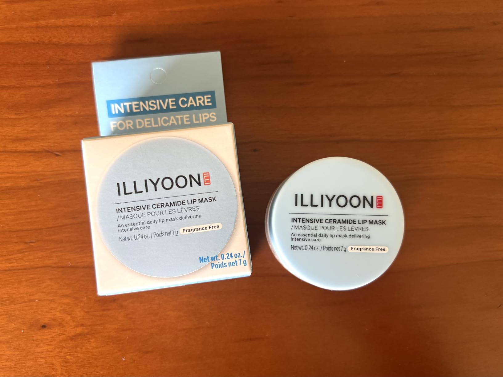 ILLIYOON Intensive Ceramide Lip Mask | 10,000ppm Ceramide for Barrier Repair & Deep Hydration, Non-sticky Vegan Formula, Overnight lip Mask & All-Day Balm, Fragrance-Free, Korean skincare, 0.24 fl.oz