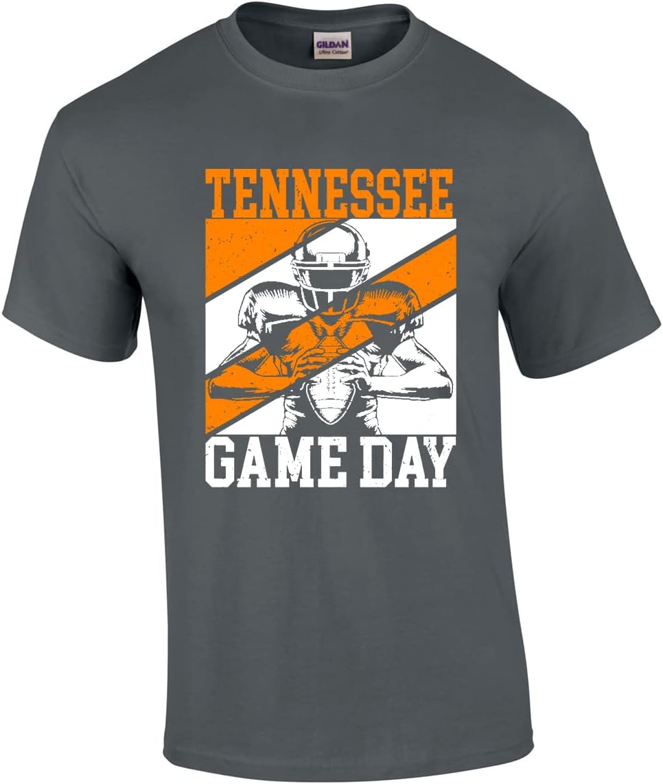 Trenz Shirt Company Mens Classic Graphic Tee - Tennessee Football T-Shirt, Game Day Sports