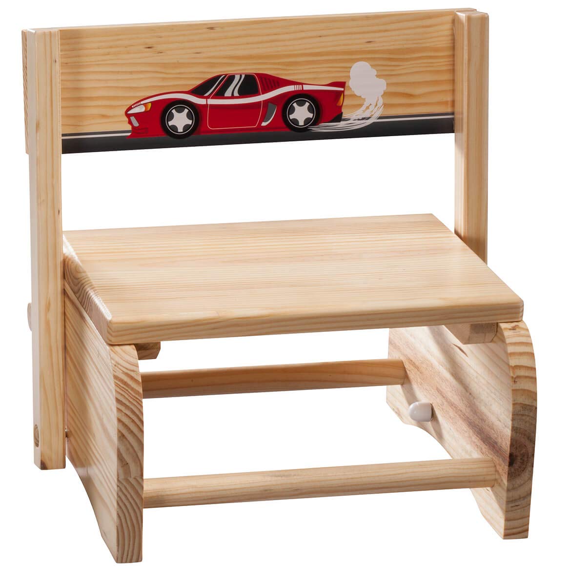Amazon.com: 2-in-1 Children's Step Stool and Chair, Racecar Design