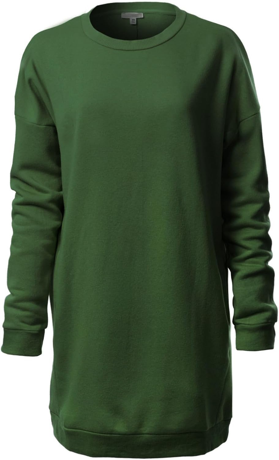 MixMatchy Women's Casual Loose Fit V-Neck Fleece Pullover Sweatshirts Long Sleeve Tunic Fall Winter Outfits