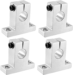 4pcs SK12 Aluminum Linear Rod Rail Shaft Support 12mm Linear Motion Guides for CNC 3D Printer