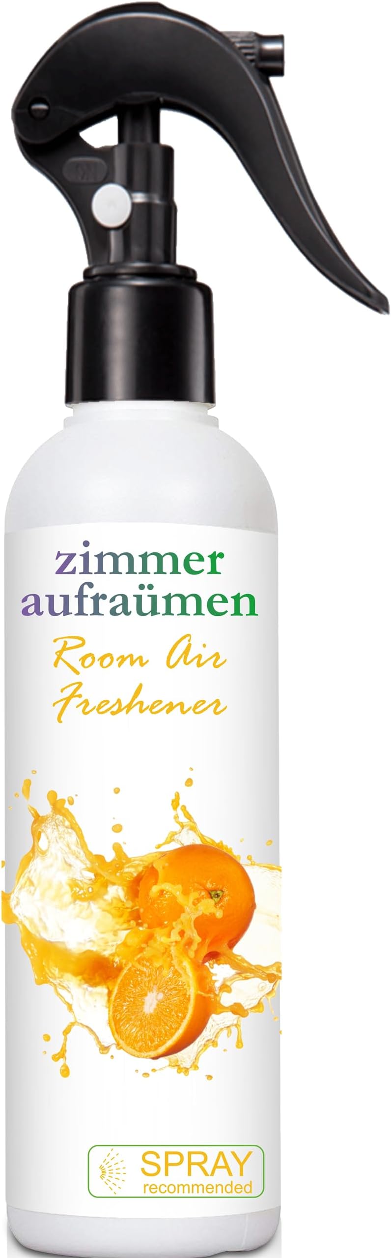 Zimmer Aufraumen Air Freshener (Ready Use) for home, hotels, restaurants, room, bedroom, bathroom, toilet, etc. (450 ml, Orange)