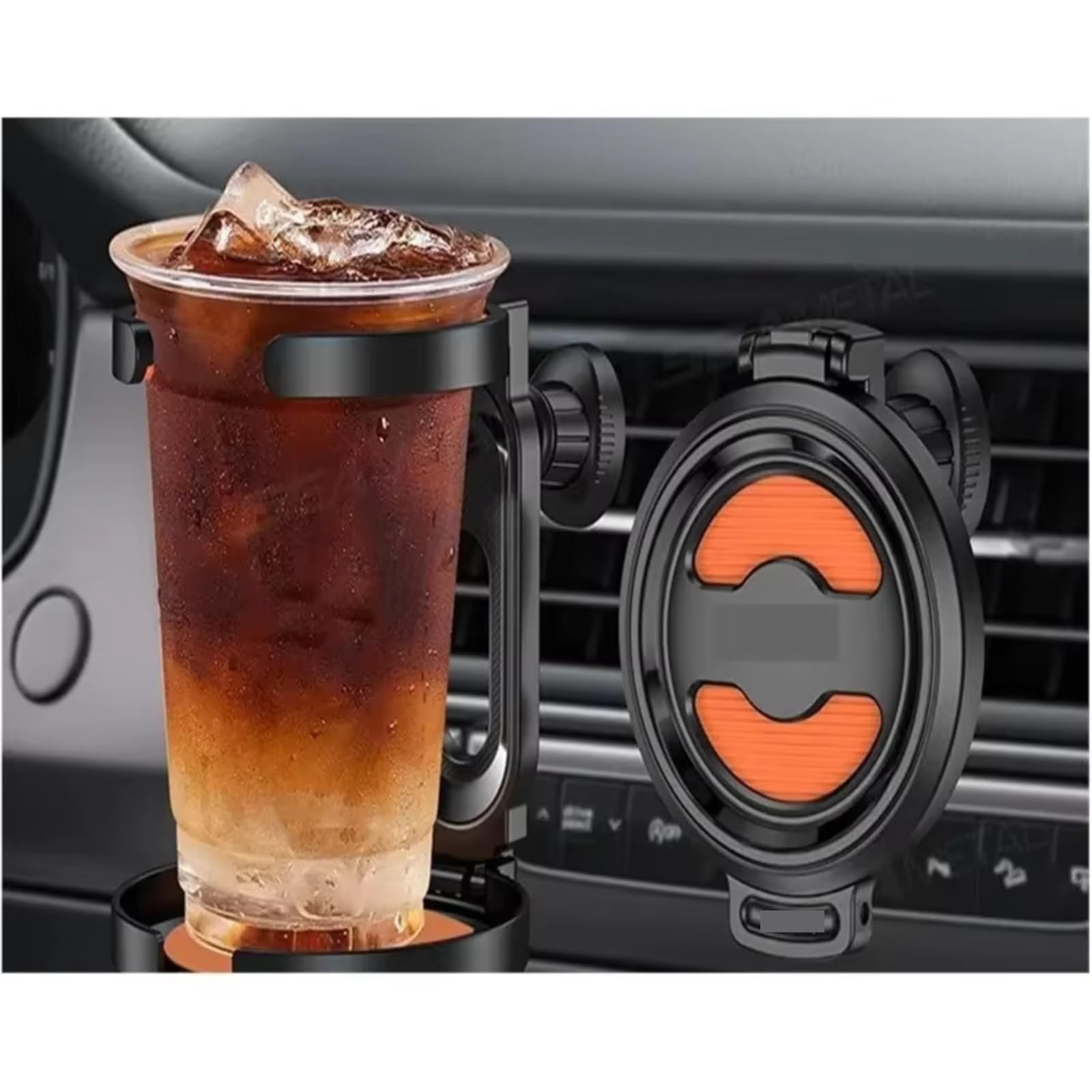 Soporte para Bebidas De Coche Portavasos Plegable Universal para Coche