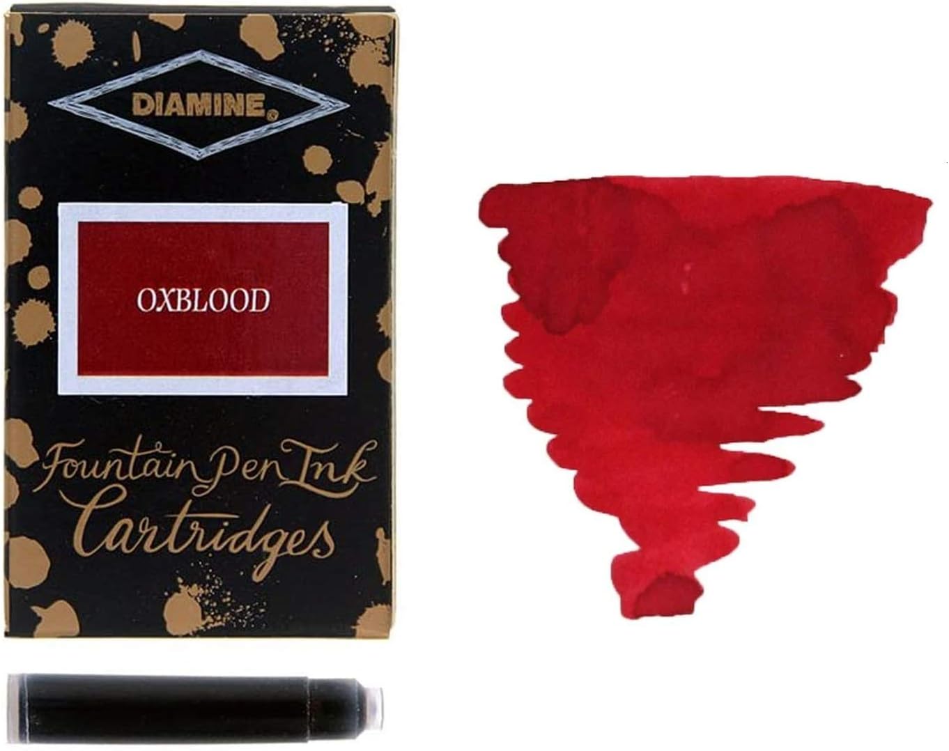 Diamine Oxblood fountain pen ink cartridges by Diamine Amazon.ca Office Products