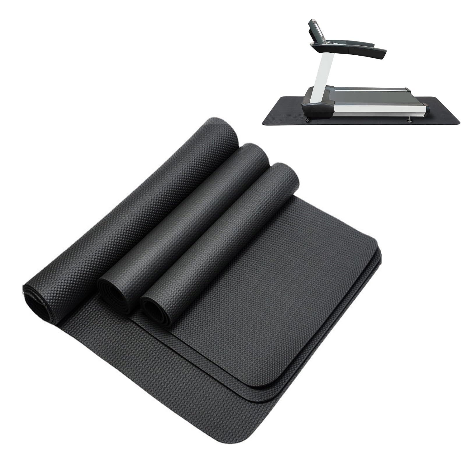 Alfombrilla Antideslizante Para Cinta De Correr, Tapete Para Equipo De Ejercicio Multifuncional, Tapete Protector De Piso Para Bicicleta Elíptica, Cinta De Correr Y Otros Aparatos,1 Pieza(190x85cm)