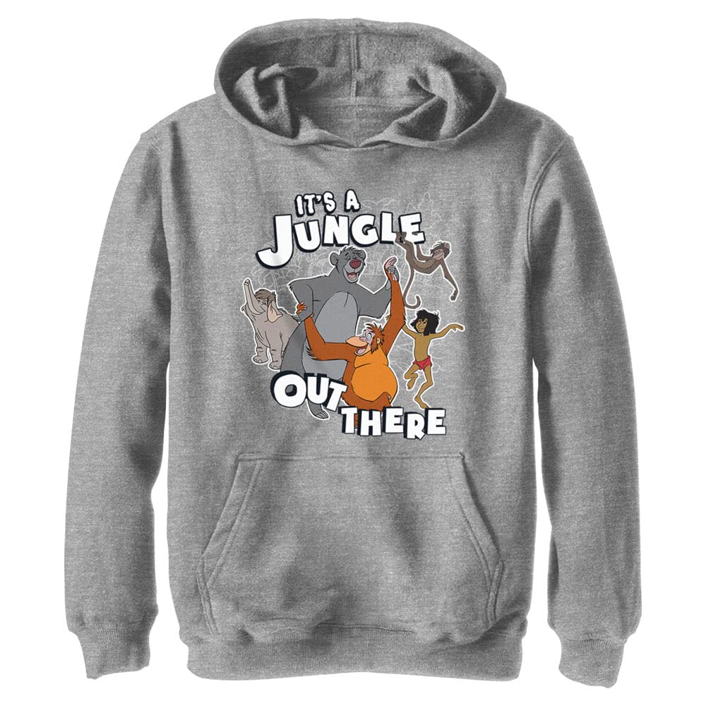 Sweat à capuche enfant gris Out There Jungle Youth Pullover Hoodie M - 2