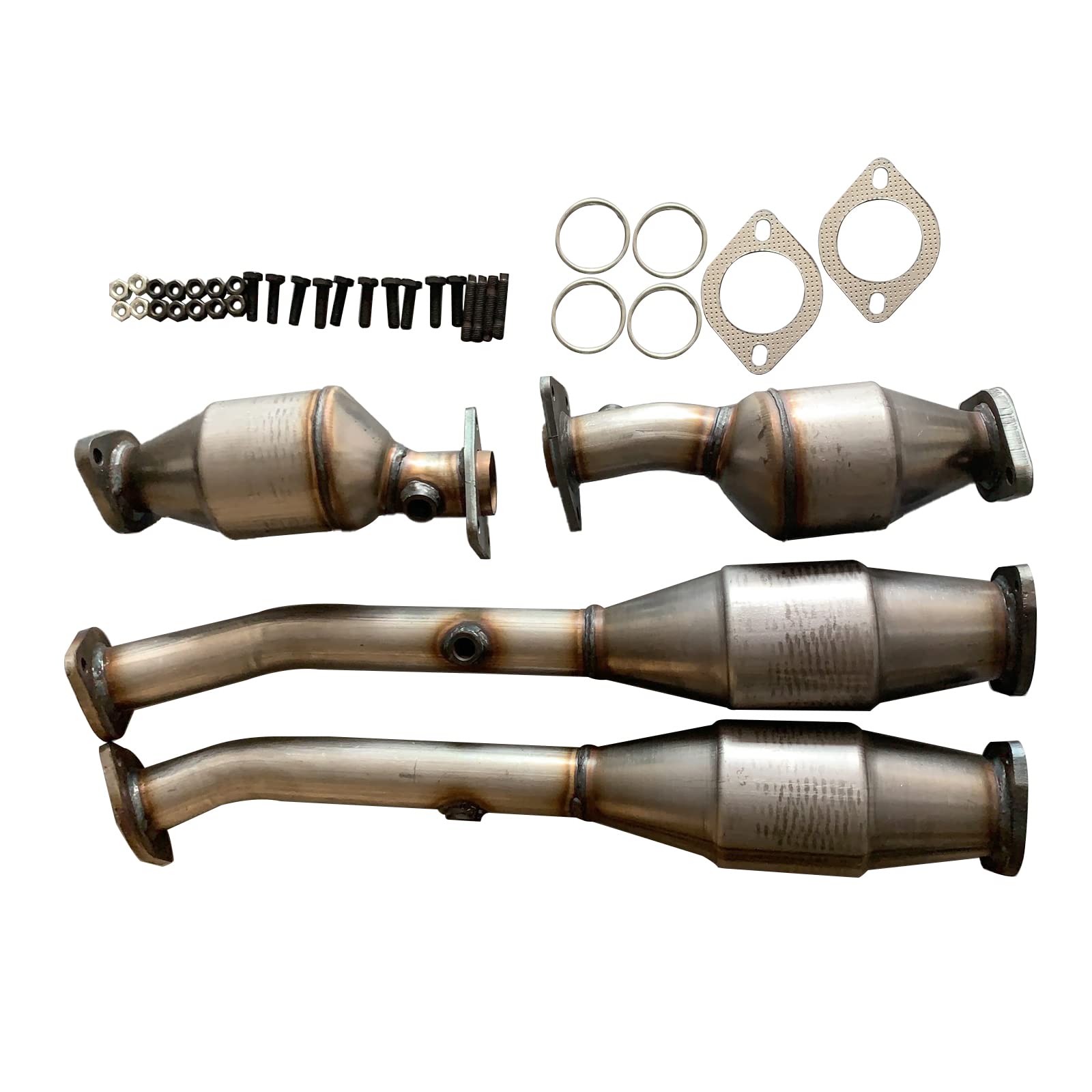 Photo 1 of Woosphy Catalytic Converter Set Replacement for Nissan Pathfinder Xterra Frontier NV1500 NV2500 NV3500 Suzuki Equator 4.0L 16399 16400 16468 16467- SIMILAR TO STOCK PHOTO 
