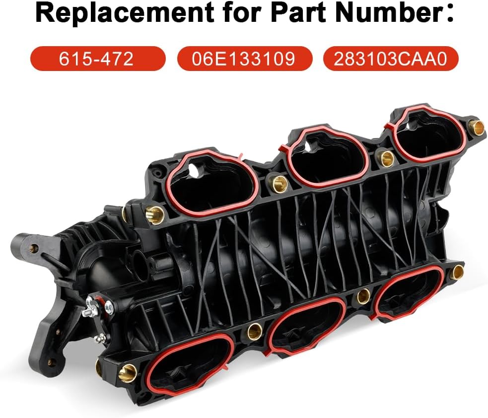 Intake Manifold Compatible with Hyundai Santa Fe 2010 2021 2012 Kia Sorento 2011 2012 2013 Kia Sedona 2014 3.5L 3470CC V6 DOHC, Replacement for 615-472 283103CAA0 28310-3CAA