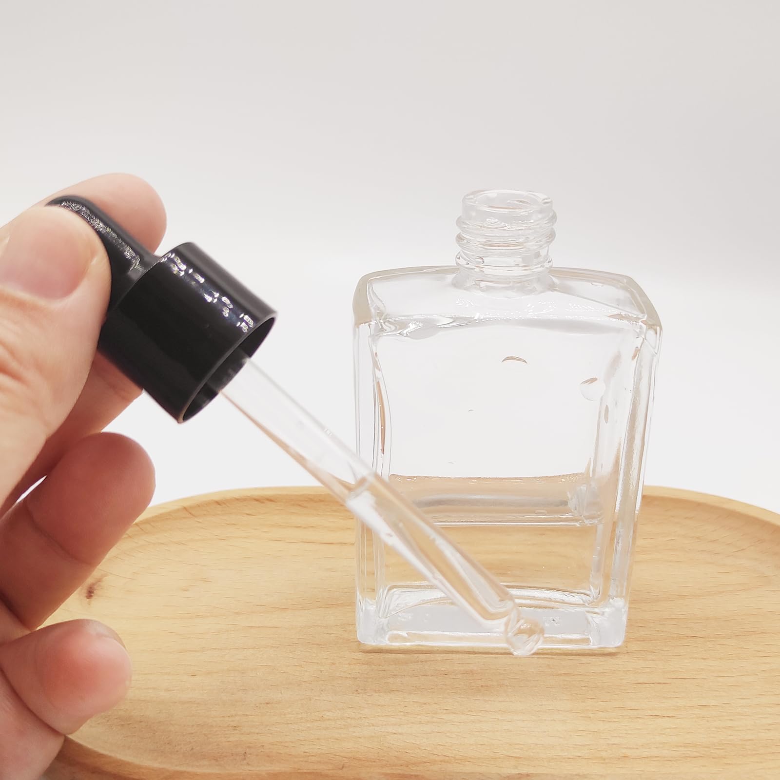 4 Glasfläschchen Mit Tropfer – 20 Ml, Goldene Kappe, Für ätherische Öle & Seren