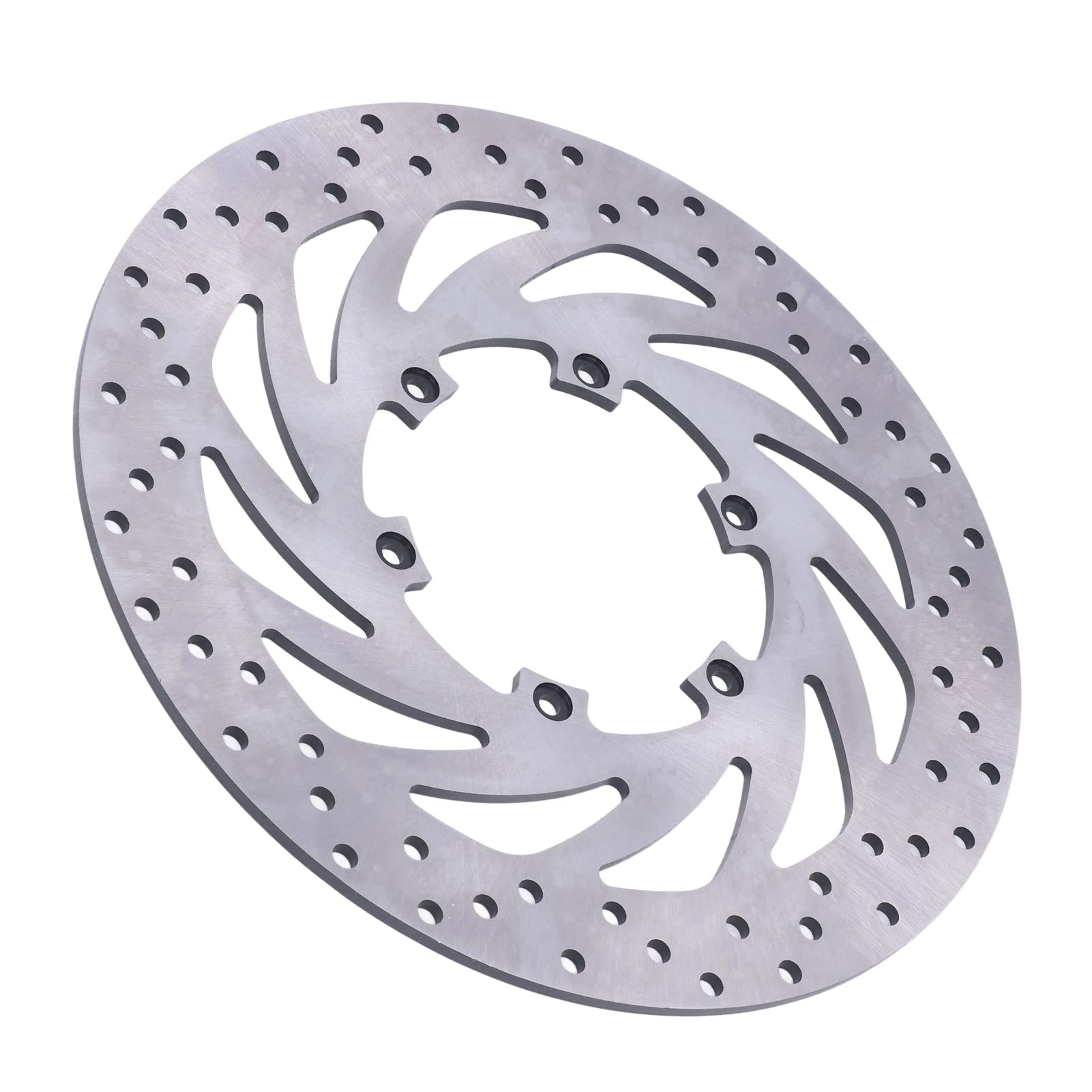 Syrisora Rotor de Disco de Freno Delantero de Motocicleta Metal de Alta Resistencia Resistente Al óxido Resistente Al Desgaste con Orificios de Disipación de Calor para F650GS F65