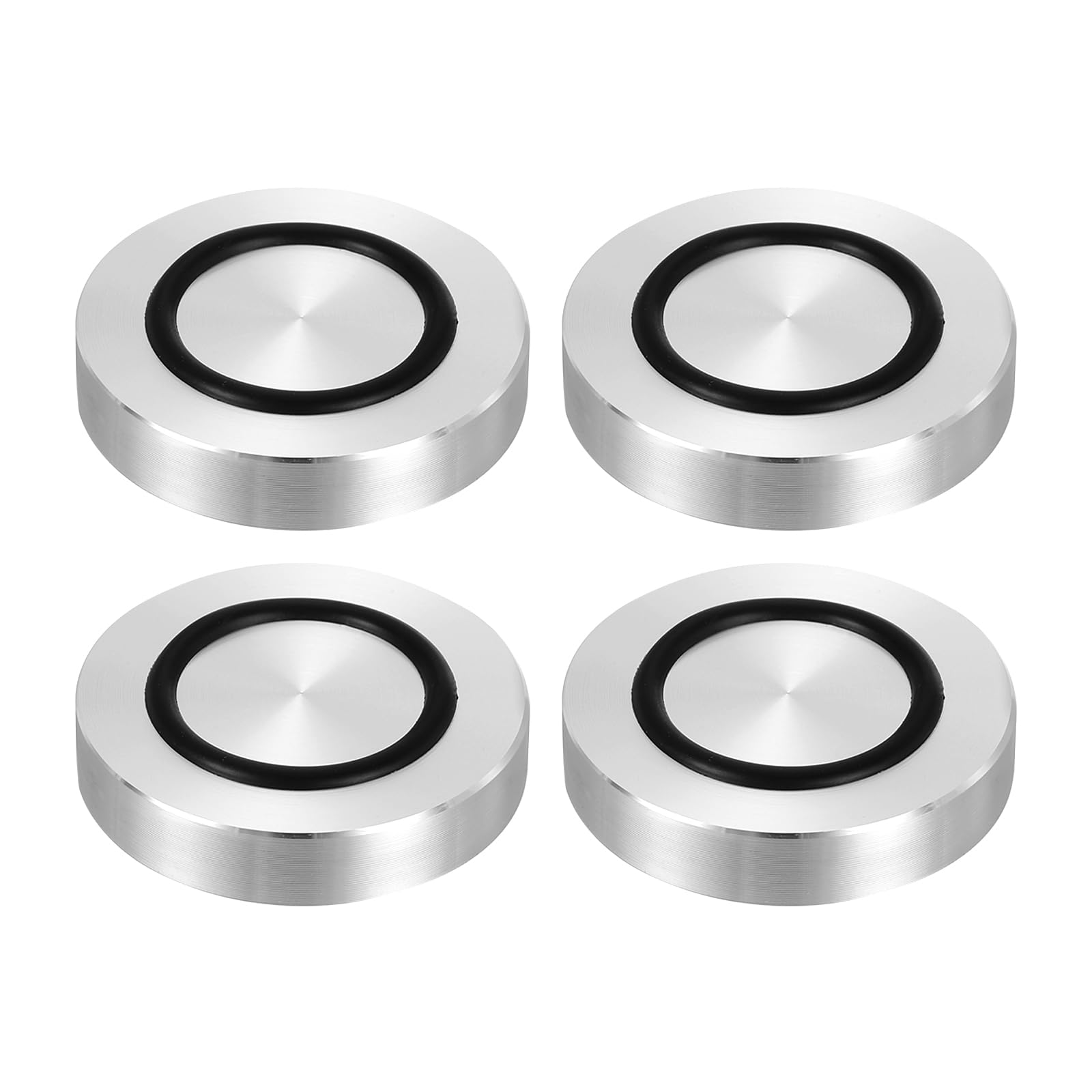 Sourcing Map 4er-Set Aluminiumscheiben – 40x8 Mm, M8-Gewinde, Für Glastische & Teetische, Silber Sourcing Map 4er-Set Aluminiumscheiben – 40x8 Mm, M8-Gewinde, Für Glastische & Teetische, Silber