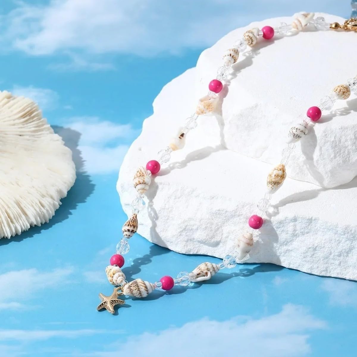 Gioielli Nuovi cavigliere della Spiaggia Estiva 2025 per Donne a Stelle di Stelle Conch a Conchiglia Catena di gusci sulla Caviglia Gambe Bracciale Sandalo per i Piedi Nudo Gioielli Accessori