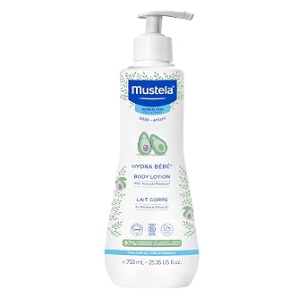 Mustela Hydra Bebe Body Lotion - Daily Moisturizing Baby Lotion with Natural Avocado, Jojoba & Sunflower Oil Various Sizes