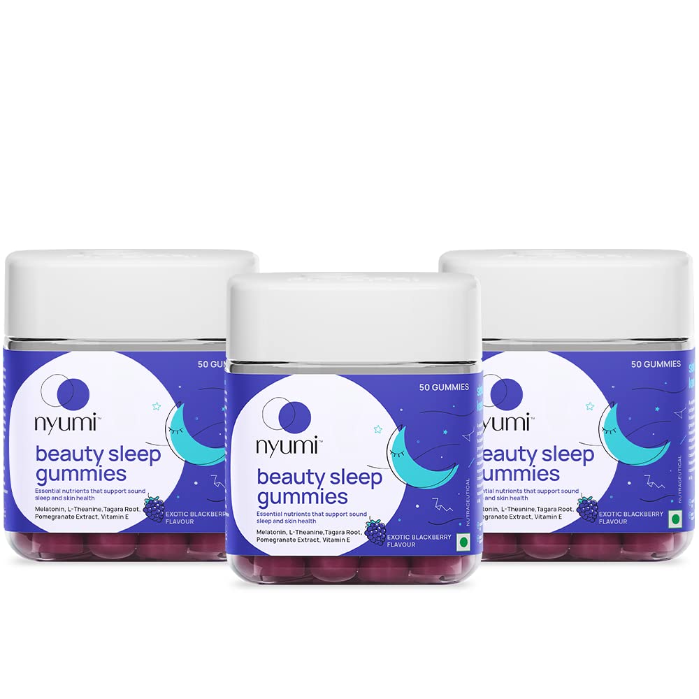 Nyumi Beauty Sleep | Non-Addictive Melatonin Gummies for Deep and Uninterrupted Sleep | 90 Day Pack (150 Gummies) | With L-Theanine, Tagara Root, & Chamomile | Clinically Proven & 100% Vegan (B0B39BB2FJ) Amazon Price History, Amazon Price Tracker