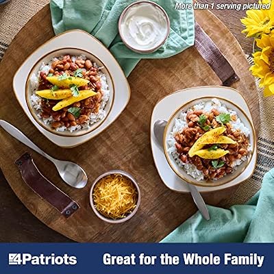 4Patriots Aztec Chili with Mango Survival Food Kit: Tasty, Long-Lasting Emergency Food, 40 Servings