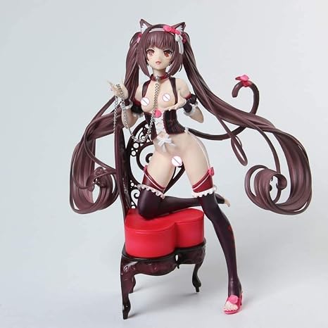 Amazon アニメキャラクター猫耳セクシーガールpvcアクションキャラクターアニメアダルトアクションキャラクターおもちゃアニメファンのためのベストコレクションギフト フィギュア ドール 通販