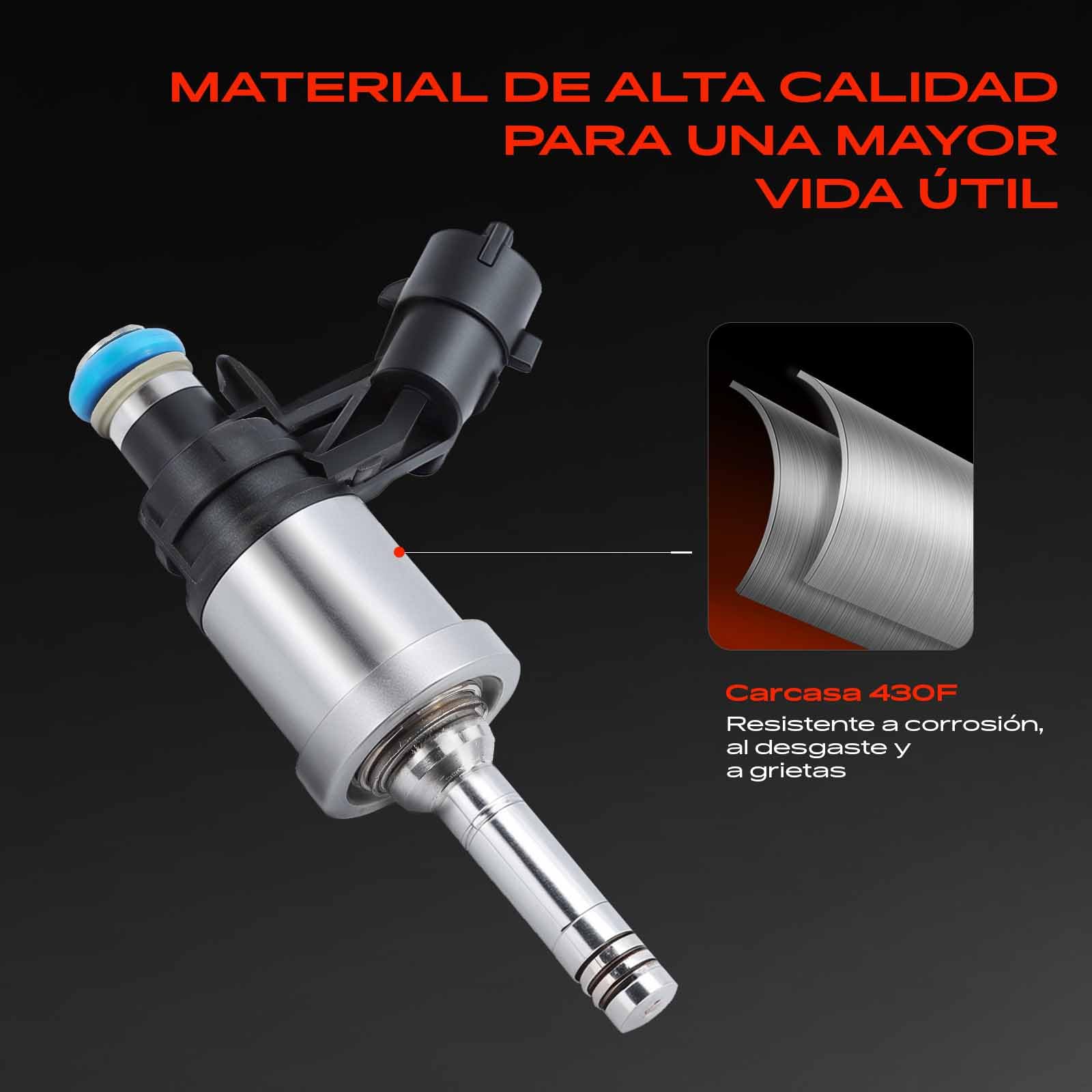 Frankberg 6 válvulas de inyección de gasolina 1439800 | Compatible con: Serie 3 E46, X5 E53, Serie 3 Convertible E46, Serie 3 Coupé E46, Serie 7 E65 E66 E67, Serie 5 E39
