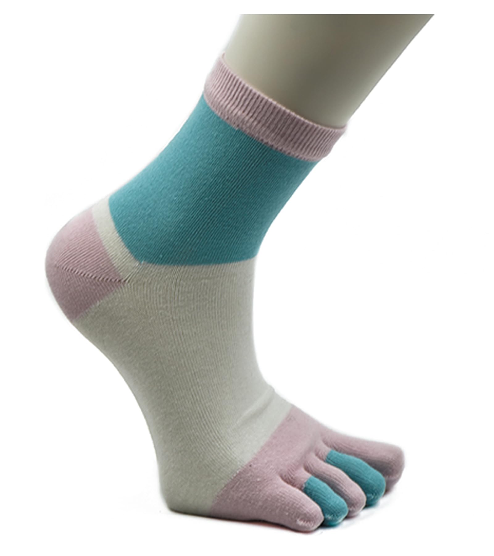 Toe Socks Colorblock