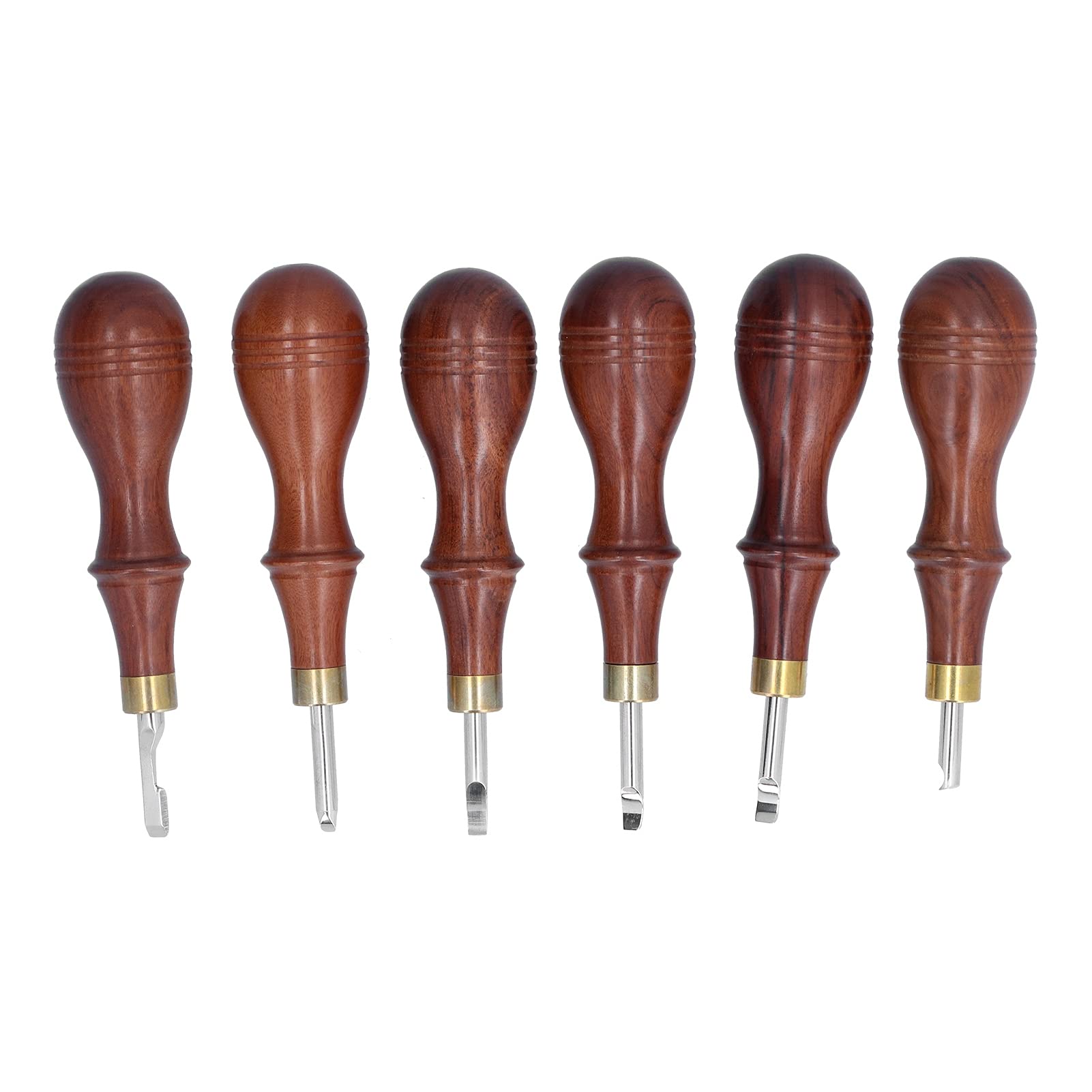 Fafeicy Couteau à Montre à Manche en Bois de Santal, Kit de Réparation de