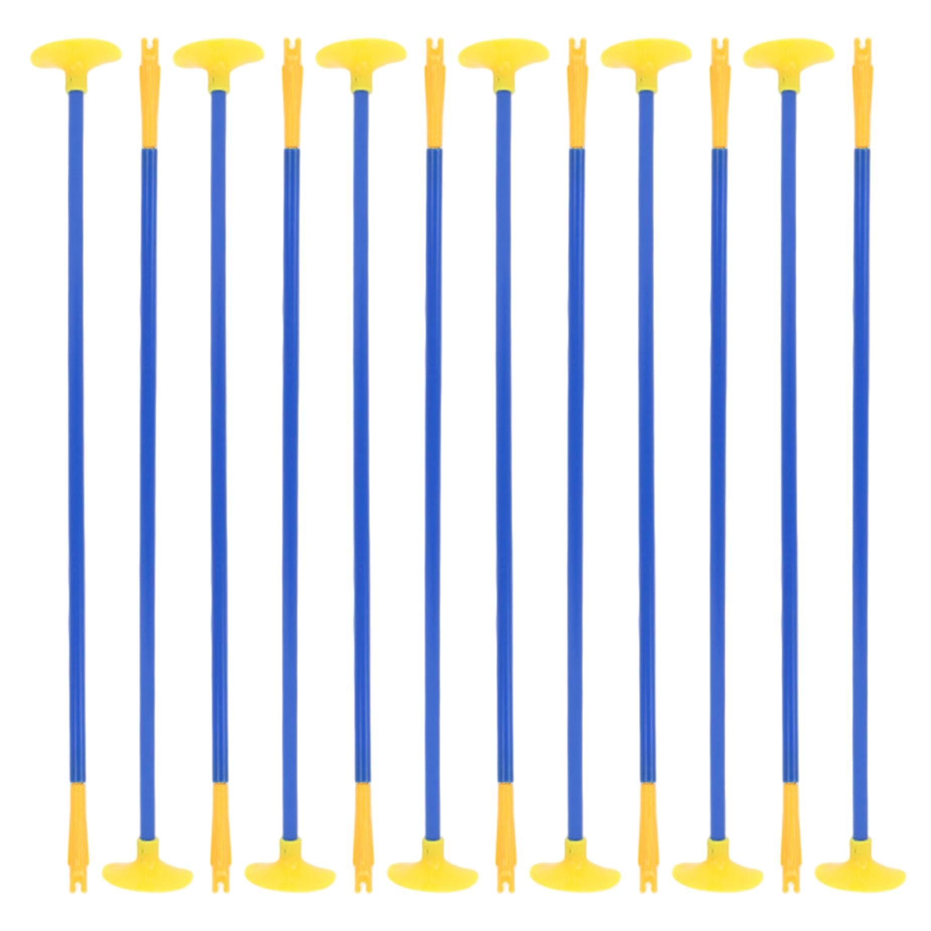 12 pièces flèches à Ventouse de 16, 54 Pouces, flèches de Remplacement pour Enfants Accessoires Jouets tir à l'arc pour Enfants légers et réutilisables Bien équilibrés Bleu