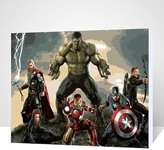 Amazon Fr Kits De Peinture Au Numero Avengers Peinture Au Numero Kits De Loisirs Cre Jeux Et Jouets