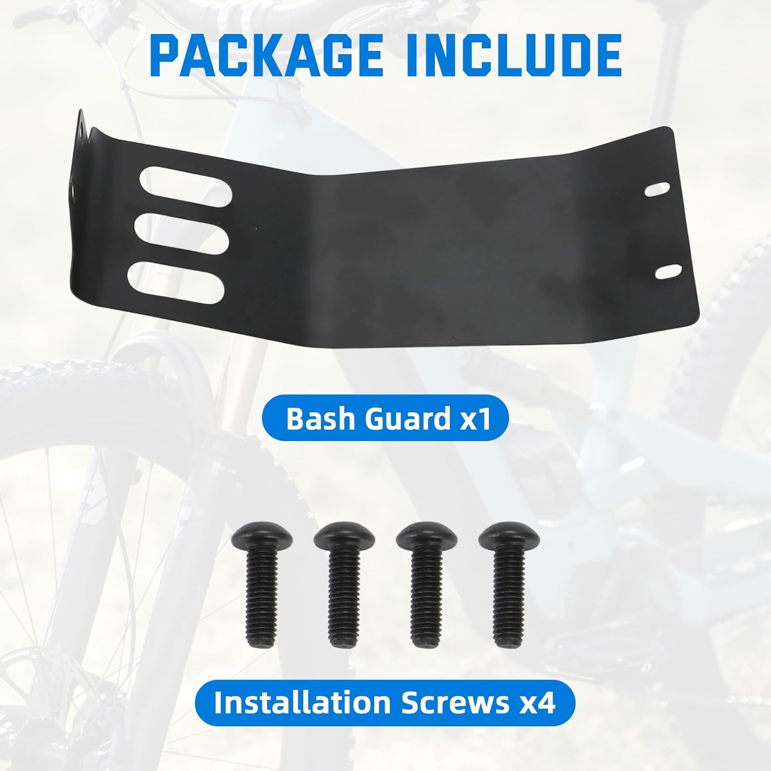 Bash Guard Engine Guard Plate Compatible with YT Decoy Mk2 EP8-EP801, Thin & Stainless Steel Lower Frame Underside Guard Cover Protection for Core Protection for Bike