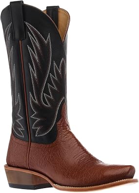 Mens Honey Bullfight Shoulder & Black Leather Boots by Horse Power
