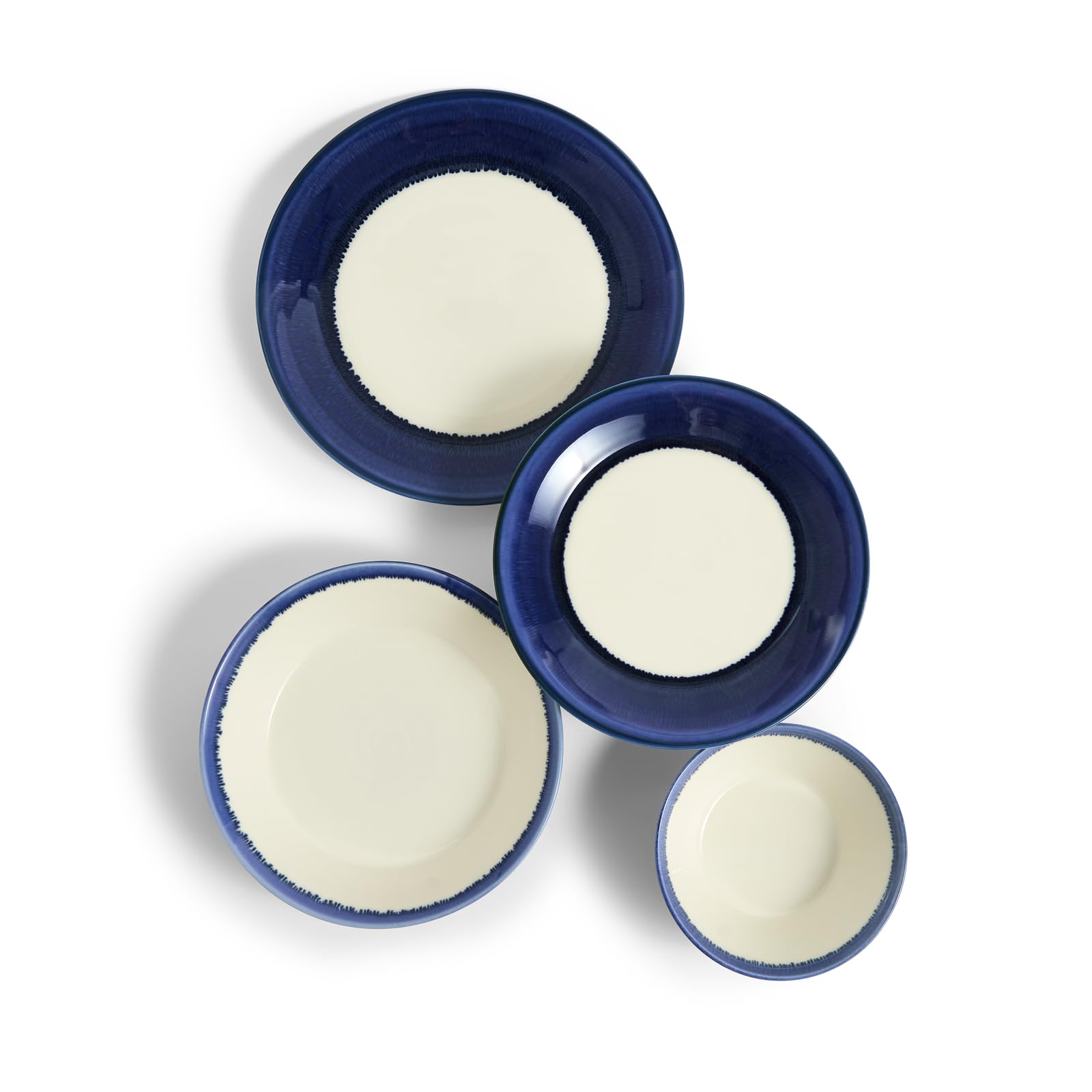 Royal Doulton 1815 Pacific Glaze Dinnerware Set Blue 16 Pieces