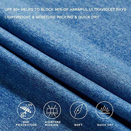 Willit Camisa masculina com capuz e proteção solar FPS 50+, manga comprida, para pesca, ao ar livre,