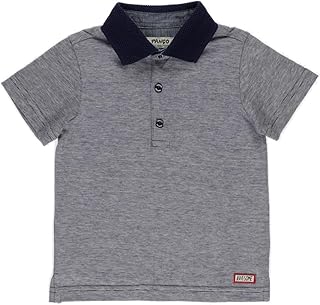 تيشرت عصري مخطط للاولاد الصغار من بانكو (عبوة من قطعة واحدة)