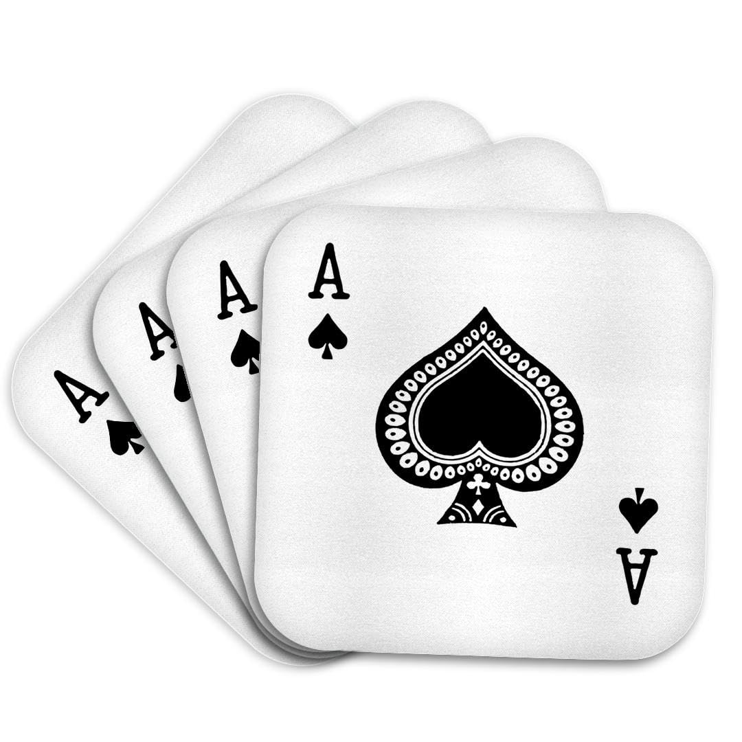 Amazon.com: 3dRose CST_76552_1 Ace of Spades Playing Card Black