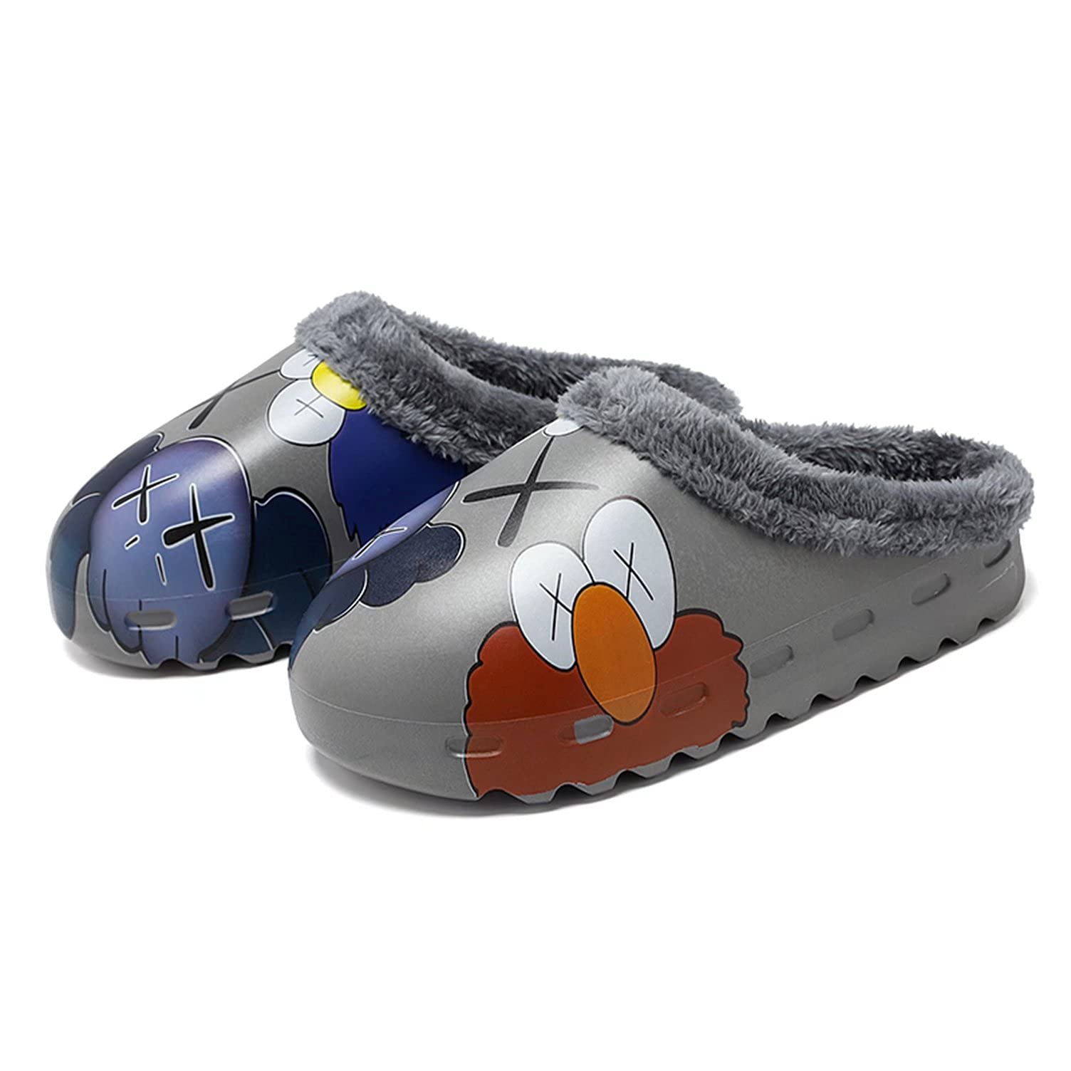 Buy Mukinrch Slippers for Women Men House Slippers, Furry Slides House  Shoes EVA Waterproof Soft Plush Bedroom Clogs Indoor Outdoor Slippers  Online at desertcartBAHRAIN
