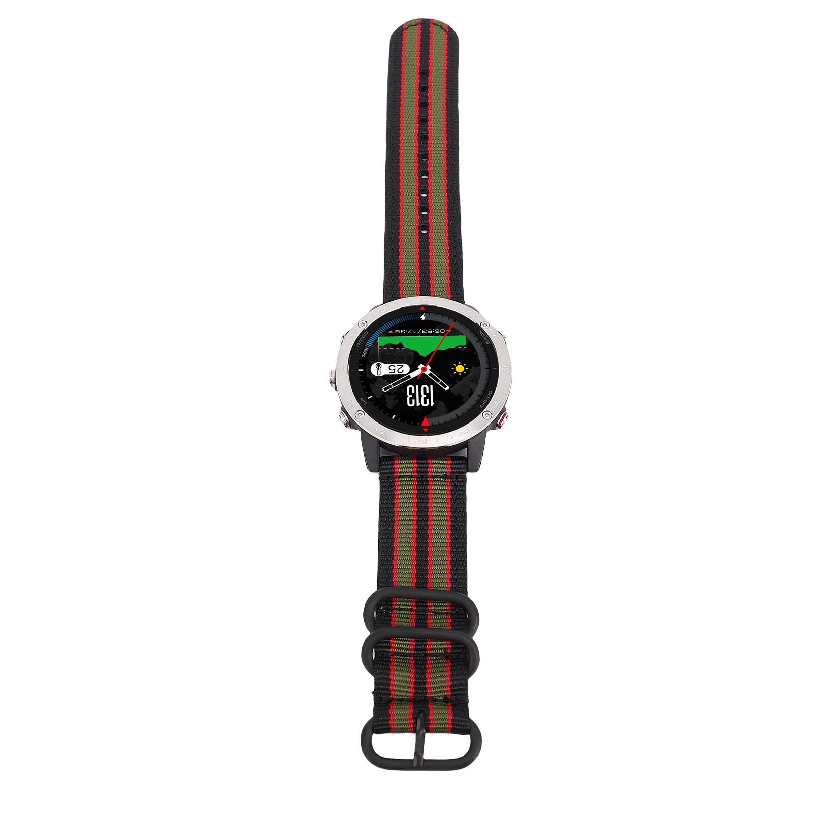 Reloj Deportivo Inteligente, Ordenador de Buceo Ligero de Nailon de Aleación de Ti con Sensor de Profundidad de Barómetro para Nadar, Bucear y Bucear
