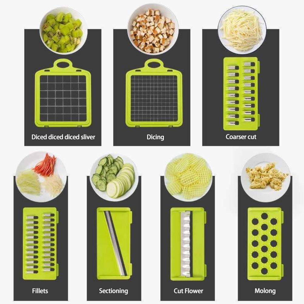Amazon | 千切り スライサー 1台7役 野菜チョッパー 野菜スライサー